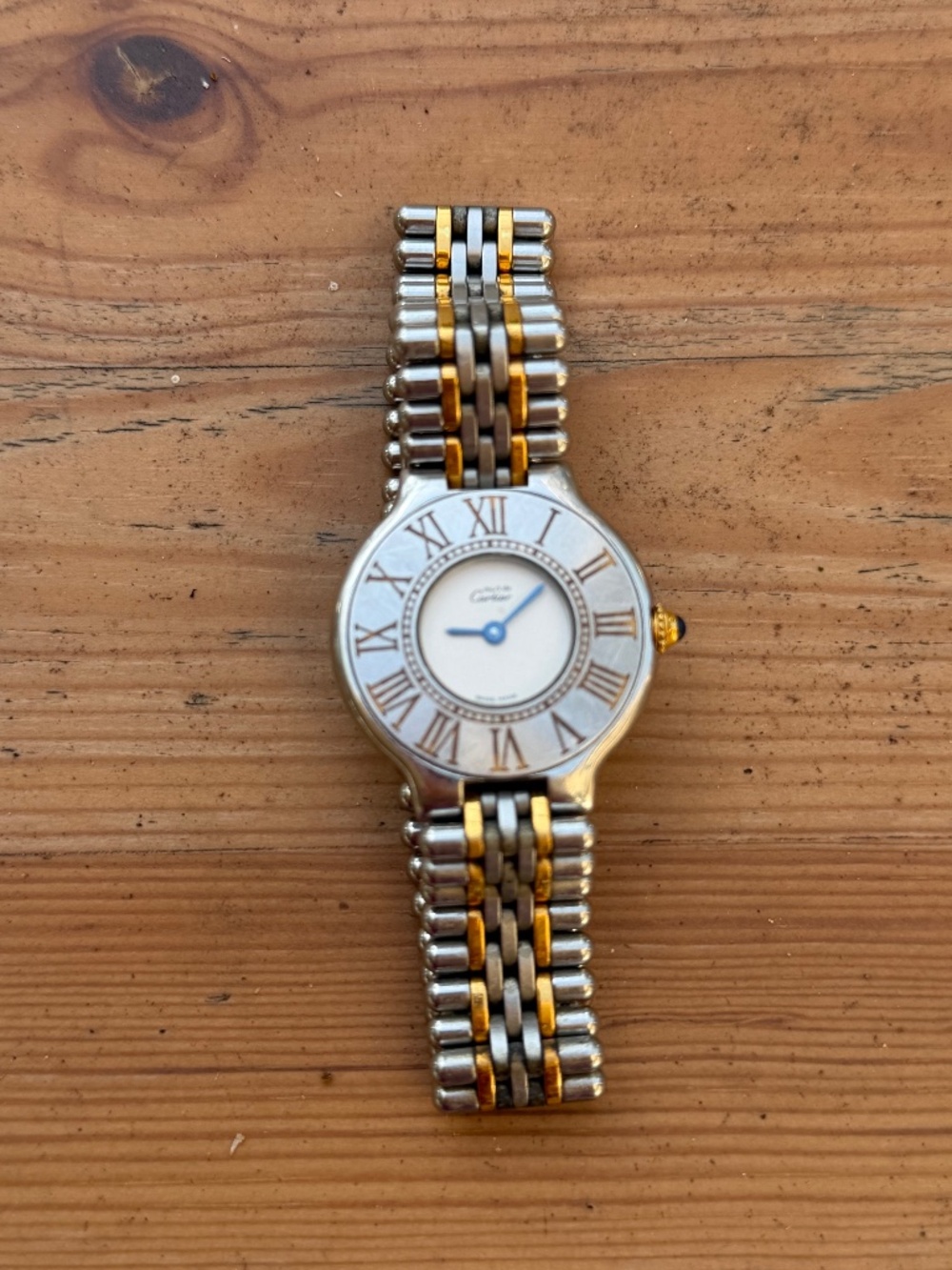 Cartier Watch stainless sapphire